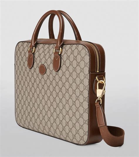 gucci briefcase ebay|Gucci vincennes gg briefcase.